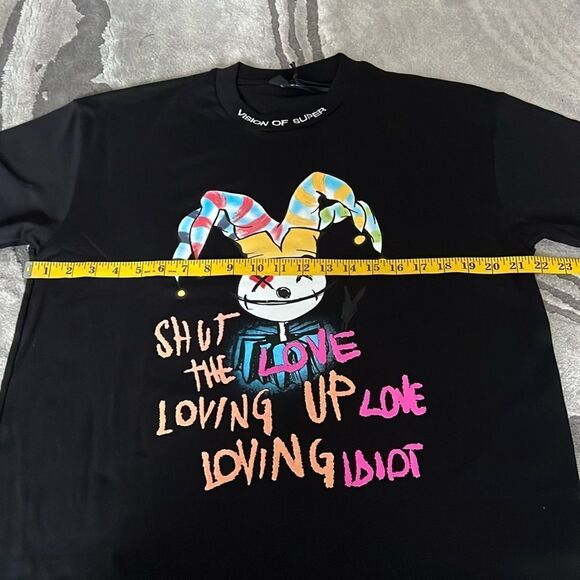 Vision Of Super Men’s Crew Neck Clown Jersey Short Sleeve T-shirt S - Picture 11 of 13